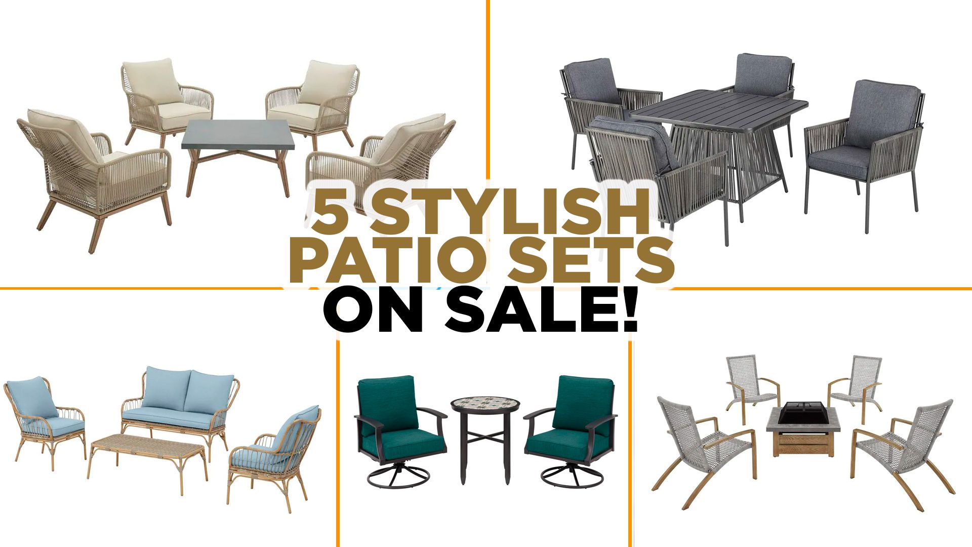 Stylish Patio Sets Sale