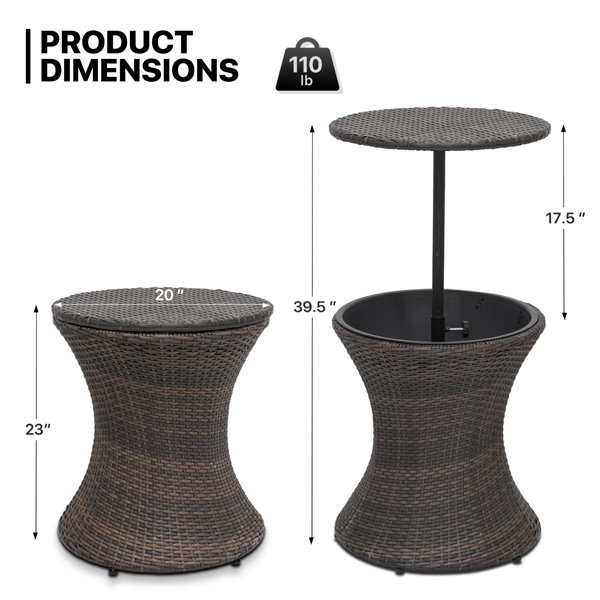 Elevate Your Outdoor Space with a Stylish Half Round Patio Bar Set