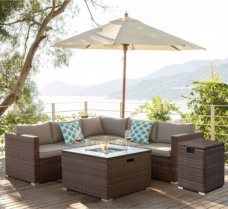 Stylish Propane Patio Table for Outdoor Entertainment and Comfort