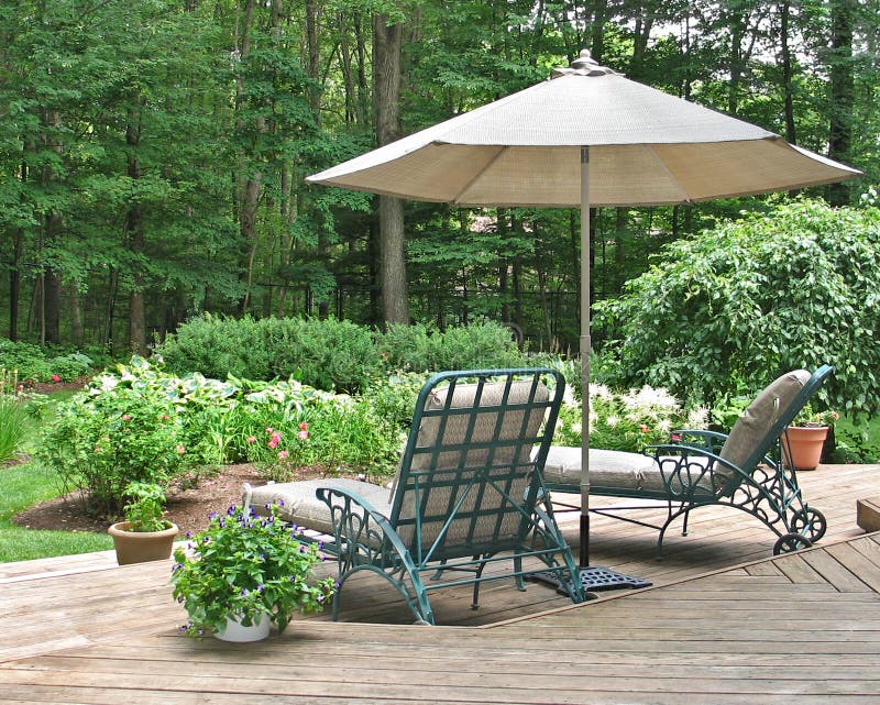 Patio Table Umbrella and Chairs